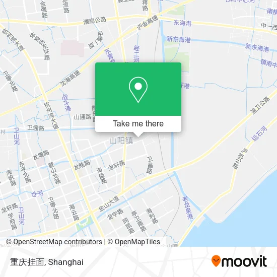 重庆挂面 map
