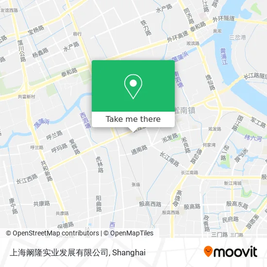 上海阚隆实业发展有限公司 map