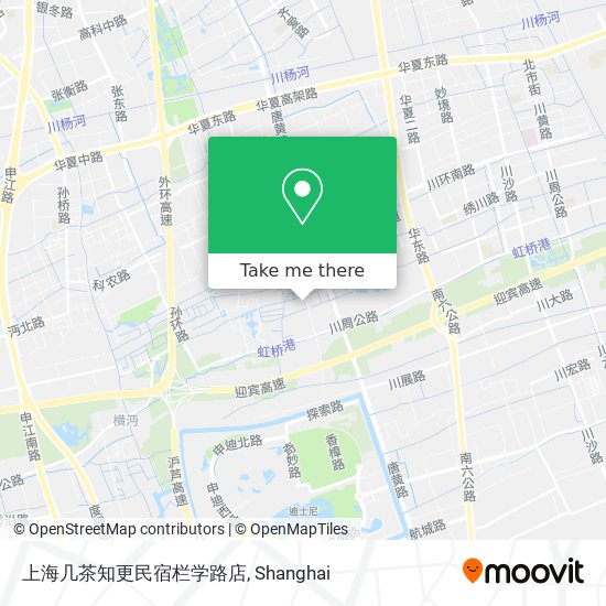 上海几茶知更民宿栏学路店 map