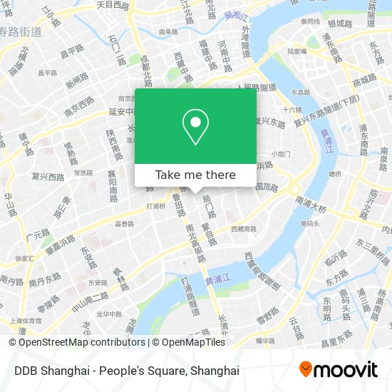 DDB Shanghai - People's Square map