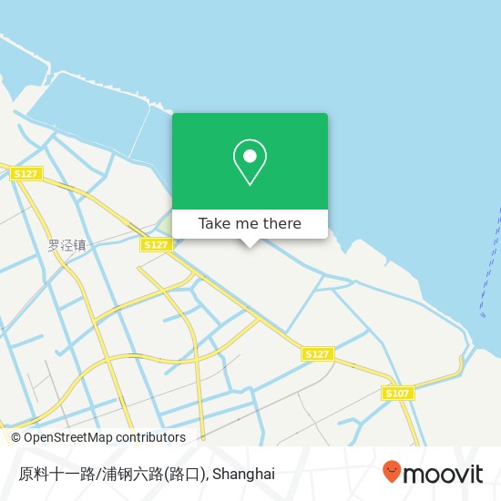 原料十一路/浦钢六路(路口) map