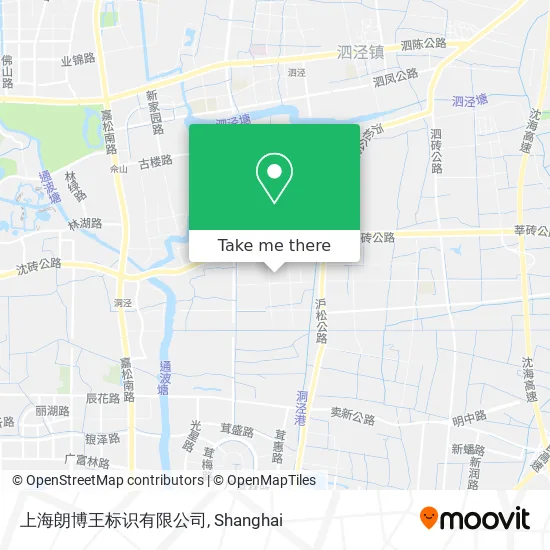 上海朗博王标识有限公司 map