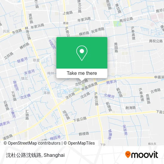 沈杜公路沈钱路 map
