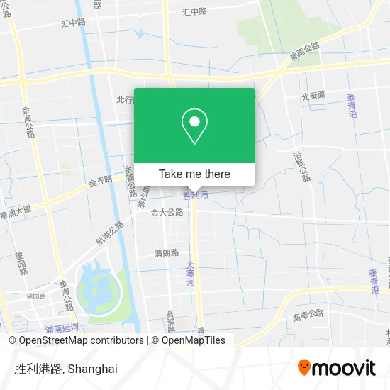 胜利港路 map