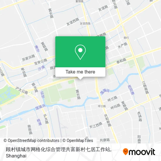 顾村镇城市网格化综合管理共富新村七居工作站 map