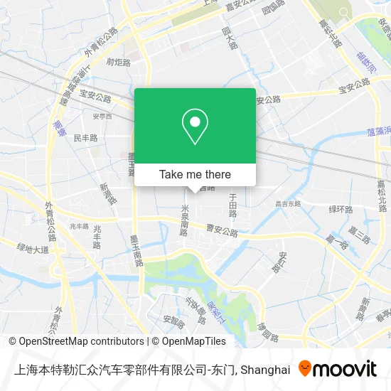 上海本特勒汇众汽车零部件有限公司-东门 map