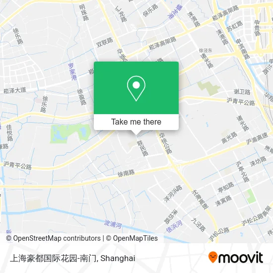 上海豪都国际花园-南门 map