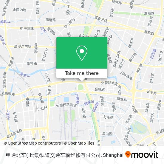 申通北车(上海)轨道交通车辆维修有限公司 map