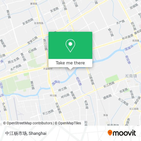 中江杨市场 map