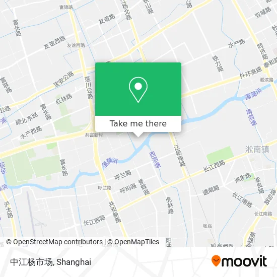 中江杨市场 map