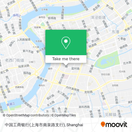 中国工商银行(上海市南泉路支行) map