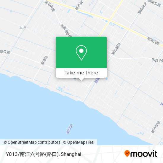 Y013/南江六号路(路口) map