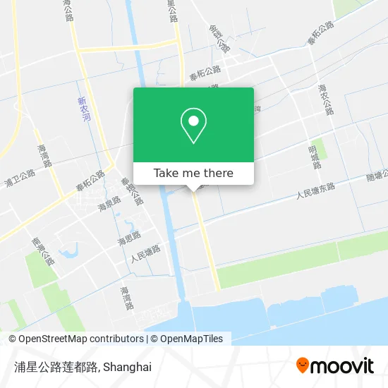 浦星公路莲都路 map