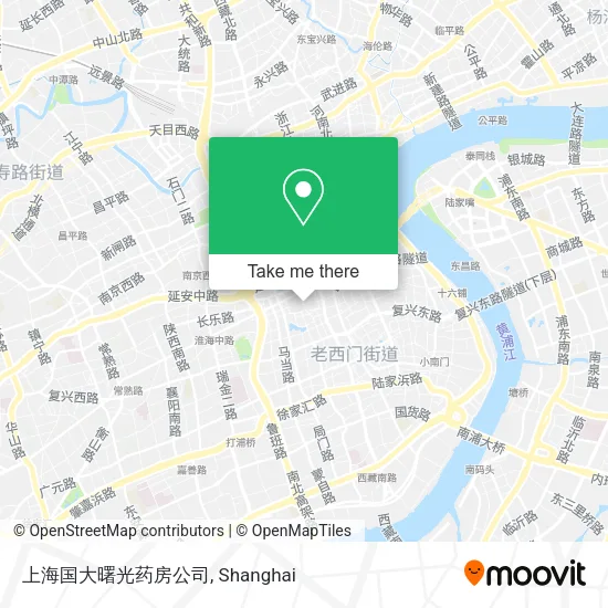 上海国大曙光药房公司 map