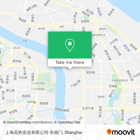 上海高热实业有限公司-东南门 map