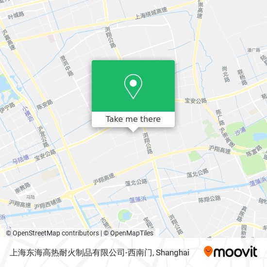 上海东海高热耐火制品有限公司-西南门 map