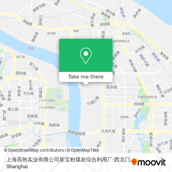 上海高热实业有限公司新宝粉煤灰综合利用厂-西北门 map