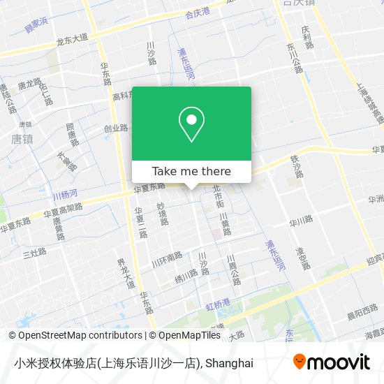 小米授权体验店(上海乐语川沙一店) map