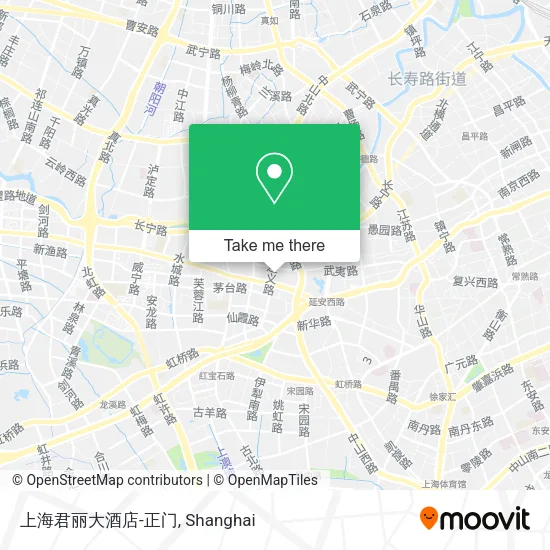 上海君丽大酒店-正门 map