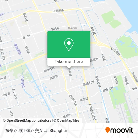 东亭路与江镇路交叉口 map