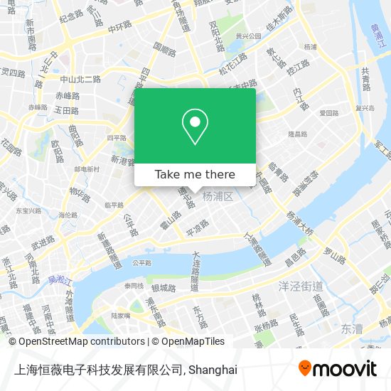 上海恒薇电子科技发展有限公司 map