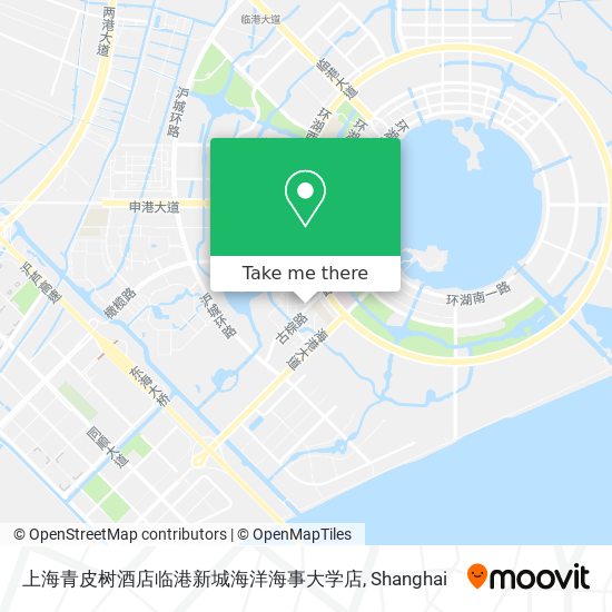 上海青皮树酒店临港新城海洋海事大学店 map