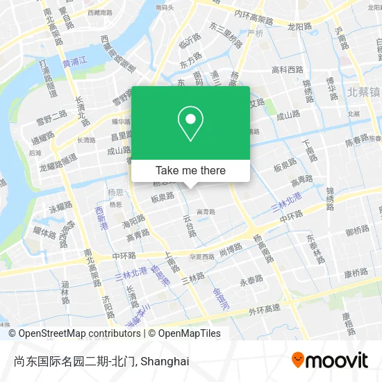 尚东国际名园二期-北门 map