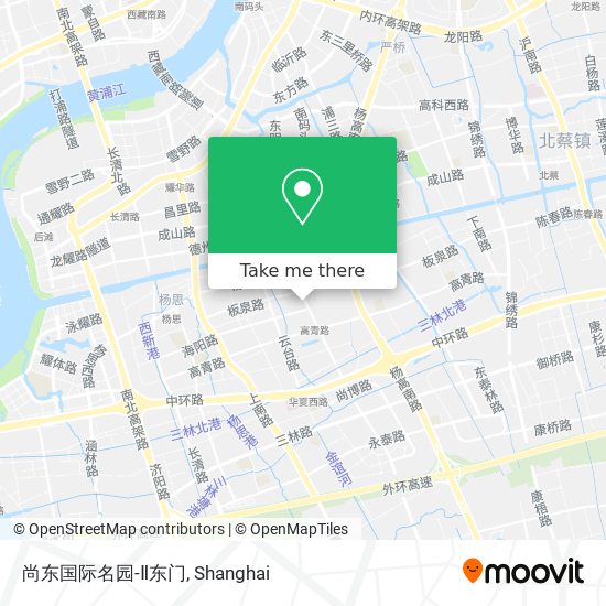 尚东国际名园-Ⅱ东门 map