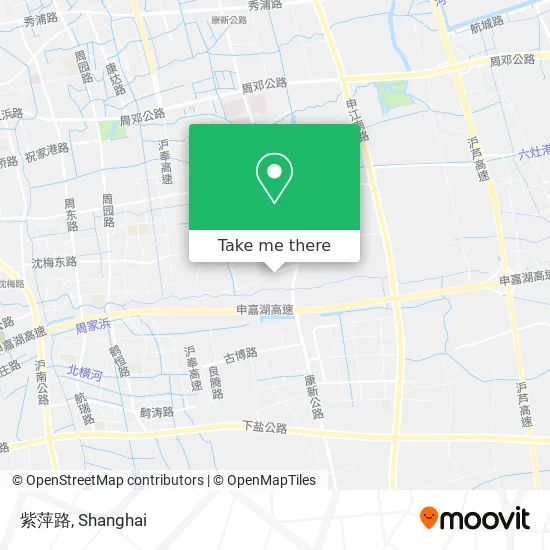紫萍路 map