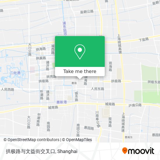 拱极路与文益街交叉口 map