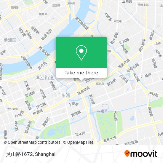 灵山路1672 map