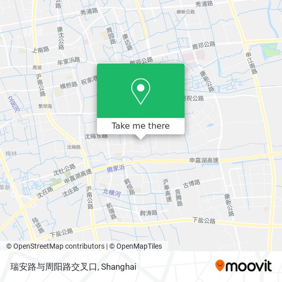 瑞安路与周阳路交叉口 map