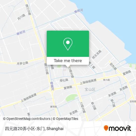四元路20弄小区-东门 map