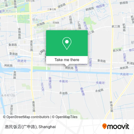 惠民饭店(广申路) map