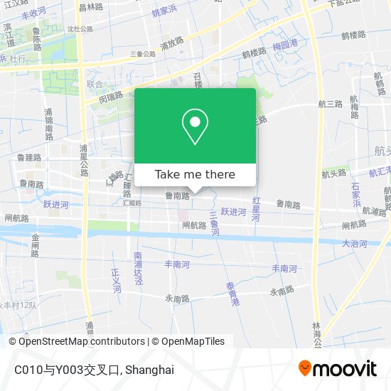 C010与Y003交叉口 map