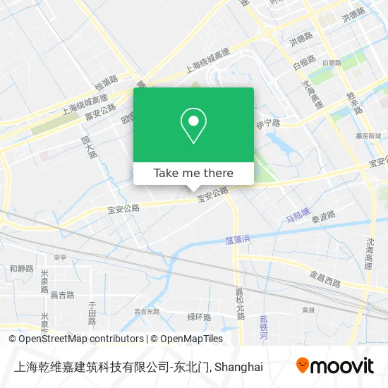 上海乾维嘉建筑科技有限公司-东北门 map