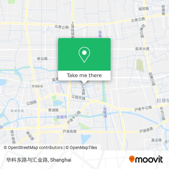 华科东路与汇金路 map