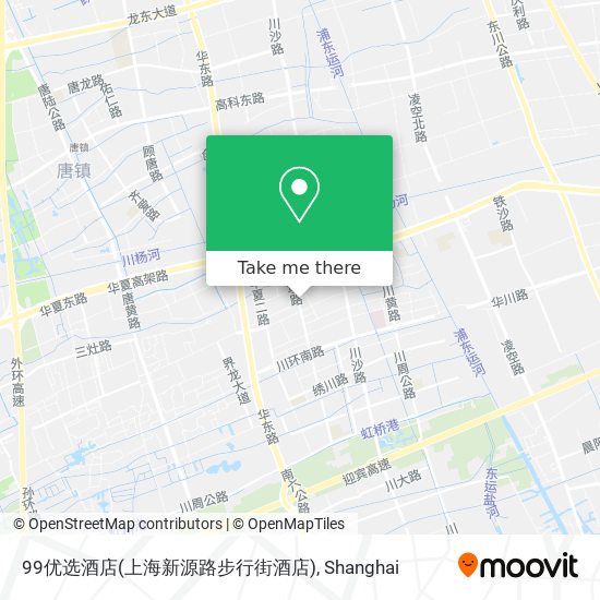 99优选酒店(上海新源路步行街酒店) map