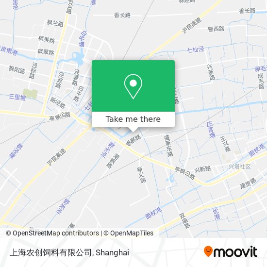 上海农创饲料有限公司 map