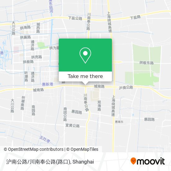 沪南公路/川南奉公路(路口) map