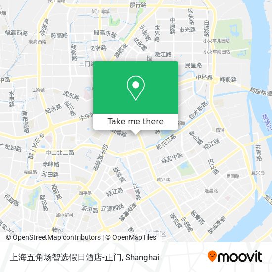上海五角场智选假日酒店-正门 map
