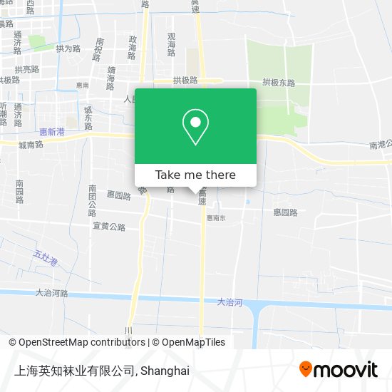 上海英知袜业有限公司 map