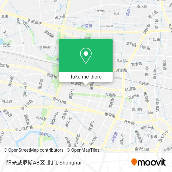 阳光威尼斯AB区-北门 map