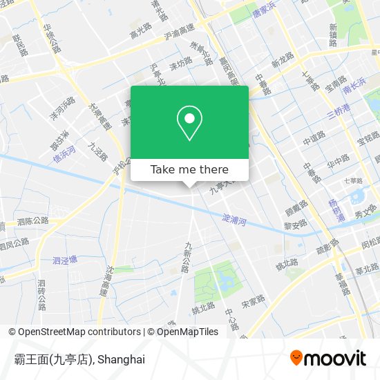 霸王面(九亭店) map