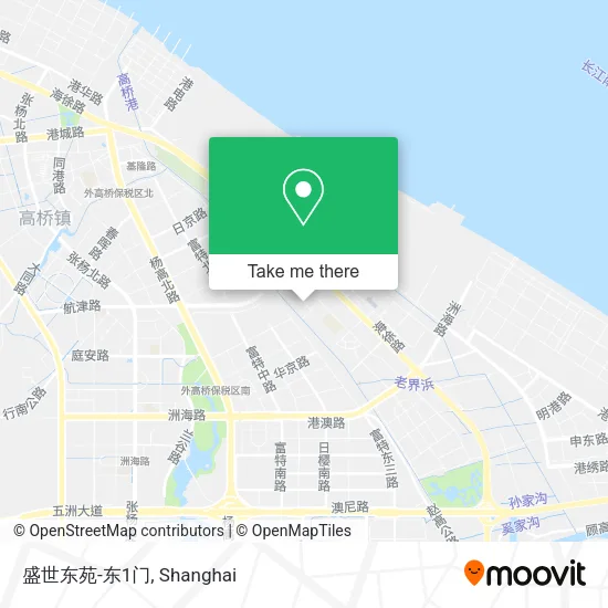 盛世东苑-东1门 map