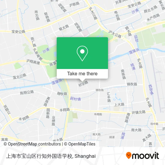 上海市宝山区行知外国语学校 map