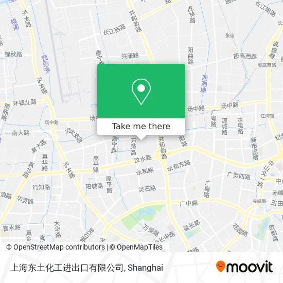 上海东土化工进出口有限公司 map