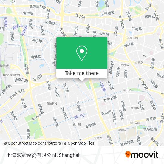 上海东宽经贸有限公司 map