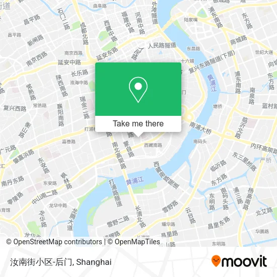 汝南街小区-后门 map