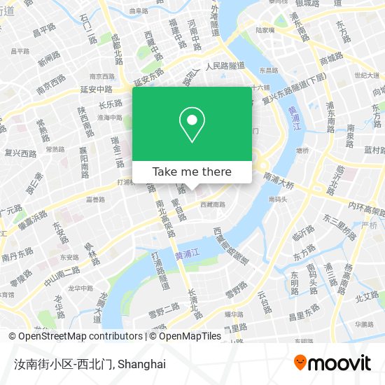 汝南街小区-西北门 map